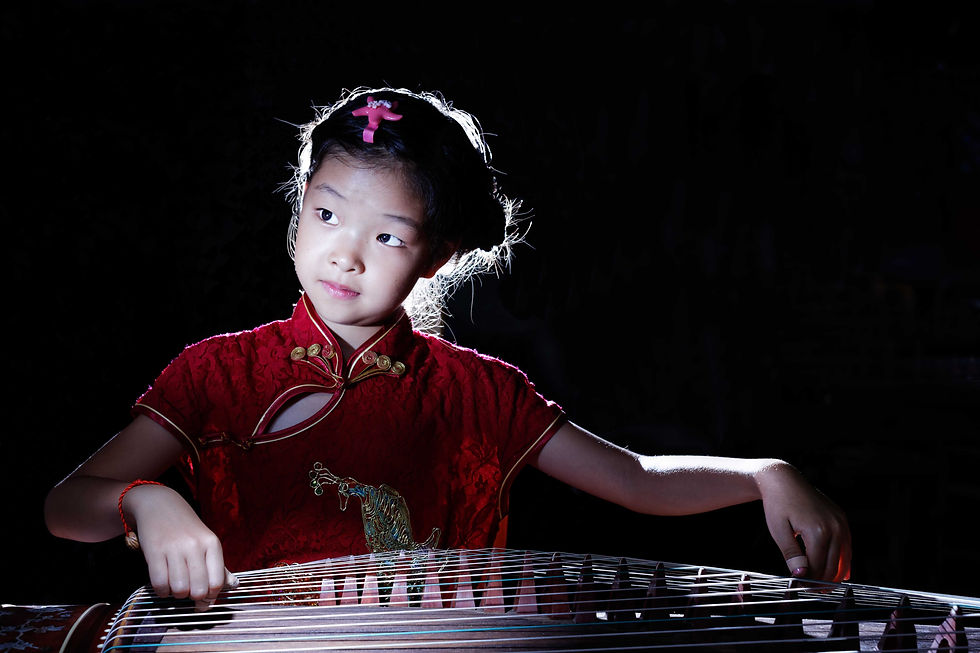 Guzheng player