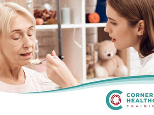 caregiver caring for a stroke patient