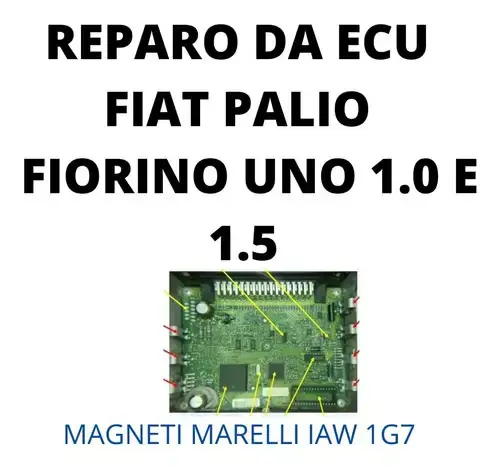 Reparo E Mapeamento Ecu Magneti Marelli Iaw 1g7 Fiat