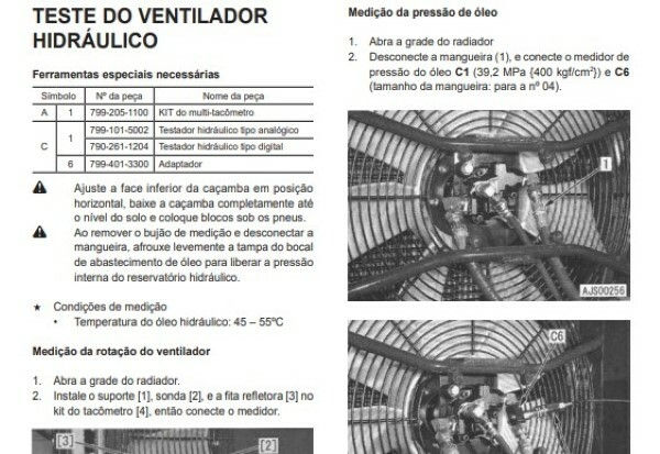 Miniatura: Manual Serviço Carregadeira Komatsu Wa200-5 + Esquemas + HidRAULICA