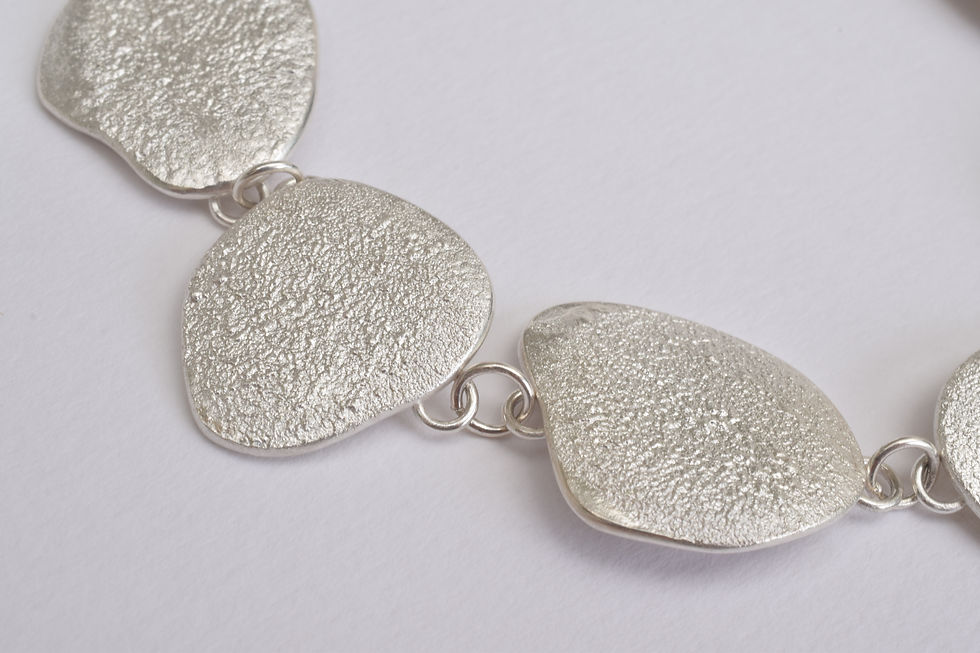 Thumbnail: Silver Pebble Bracelet