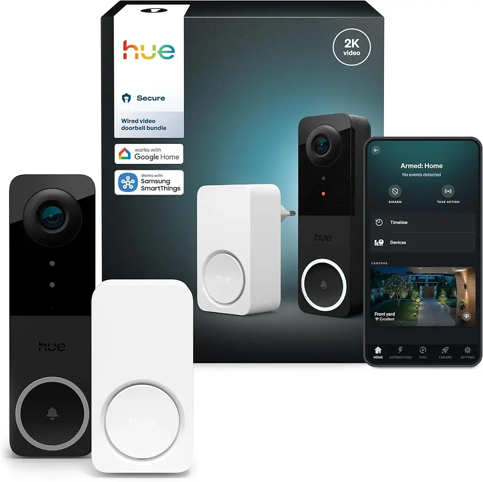 Philips Hue Secure Wired Video Doorbell