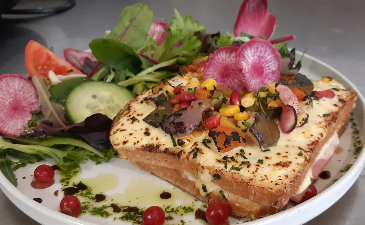 Arranged Food and Objects