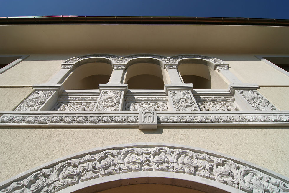 Decoratie brancoveneasca din piatra