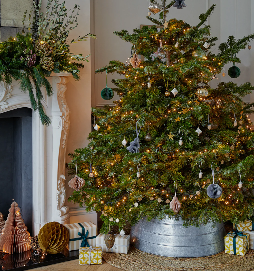 Silver Christmas Tree Skirt