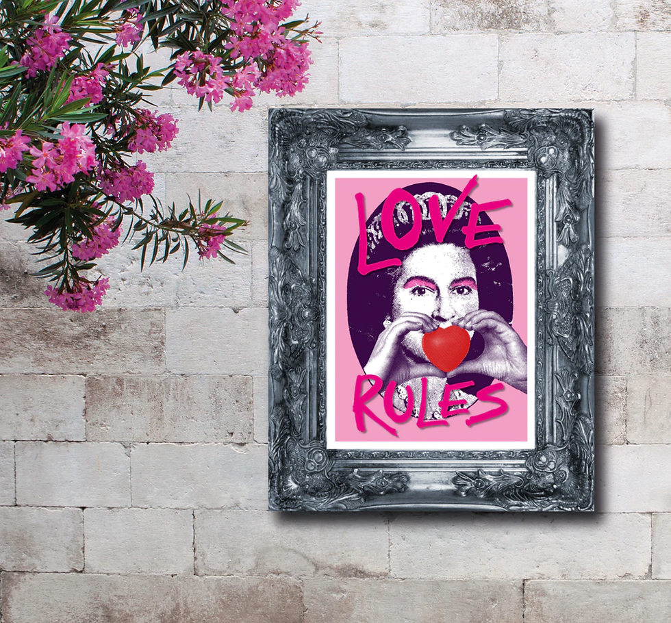 love rules outdoor artwork