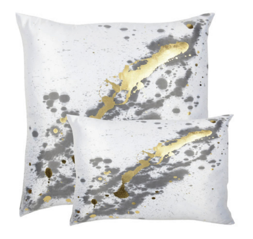 Aviva Stanoff Mod Art in Constellation Créme in Gold Cushion