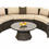 Thumbnail: Outdoor Half Moon Brown Ratten Furniture Set