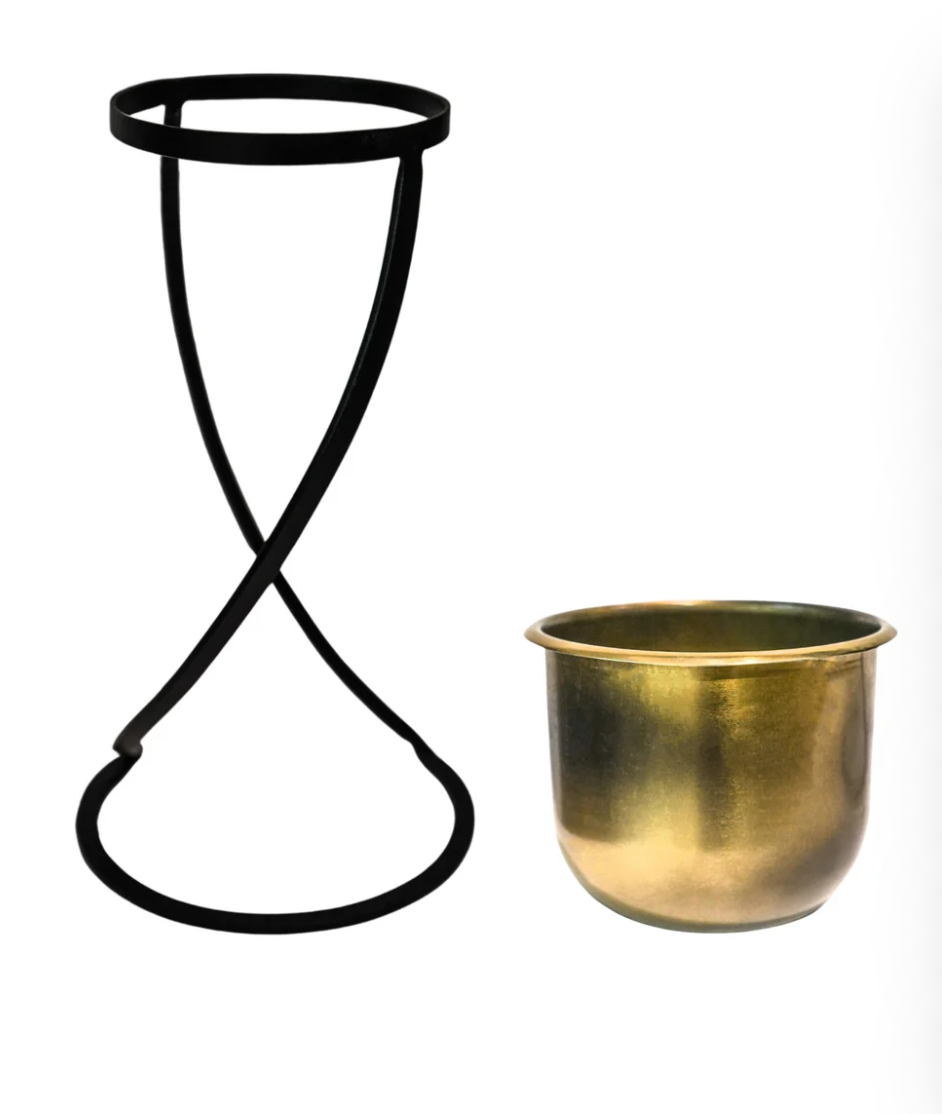 Thumbnail: Gold Planter on Stand
