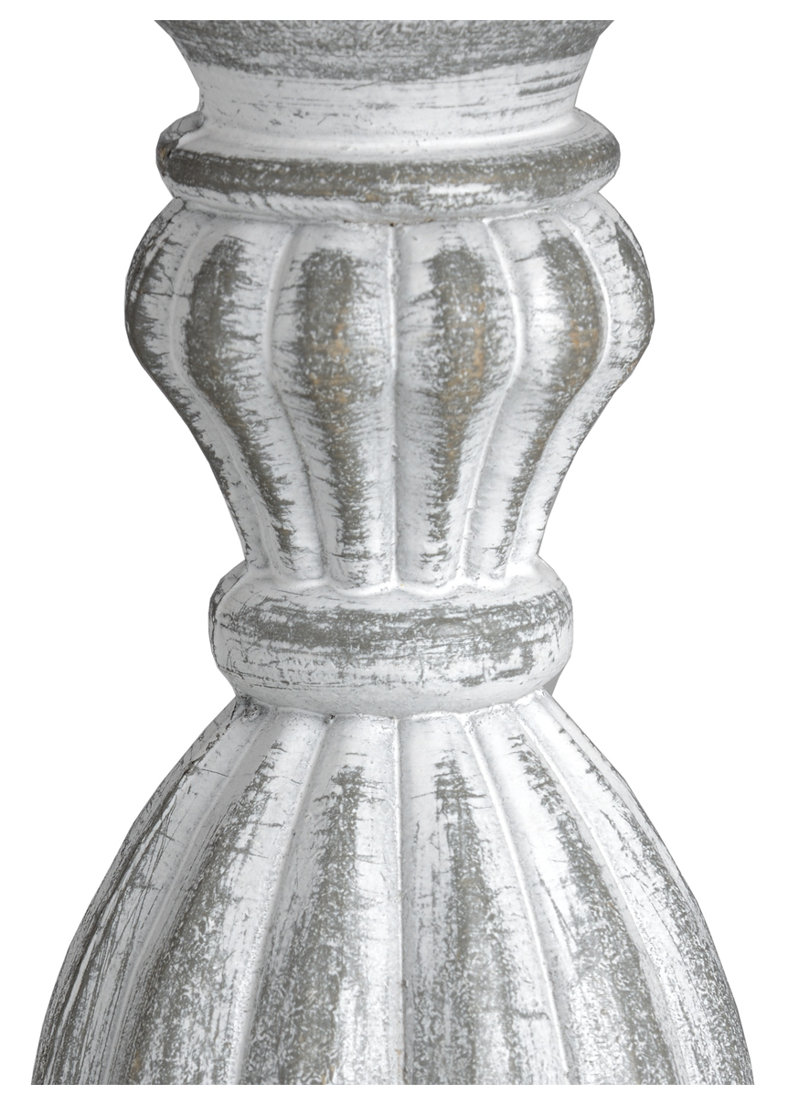 Aegina Wooden Table Lamp with Textured Linen Lampshade