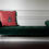Thumbnail: Scarab print cushion on green seat