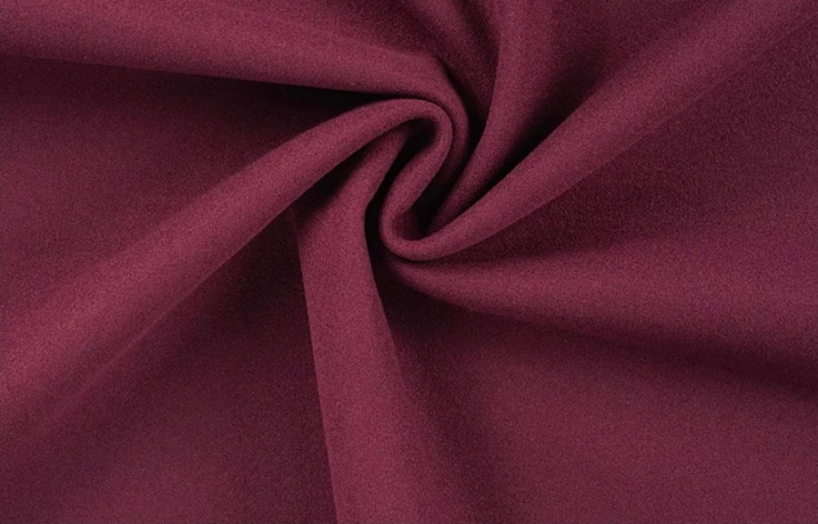 Stretchy wool look -Wine