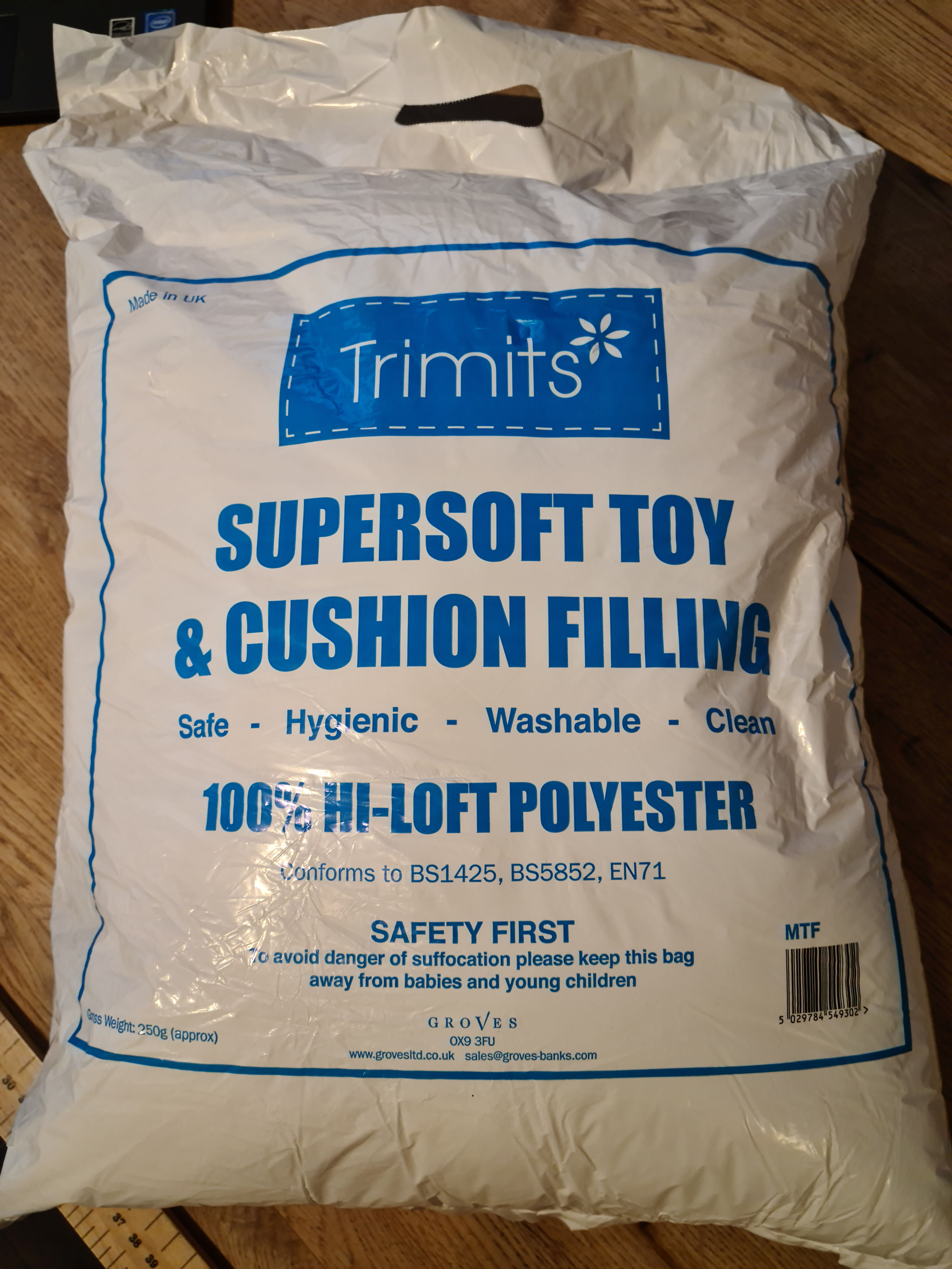 Soft Toy Stuffing 200g