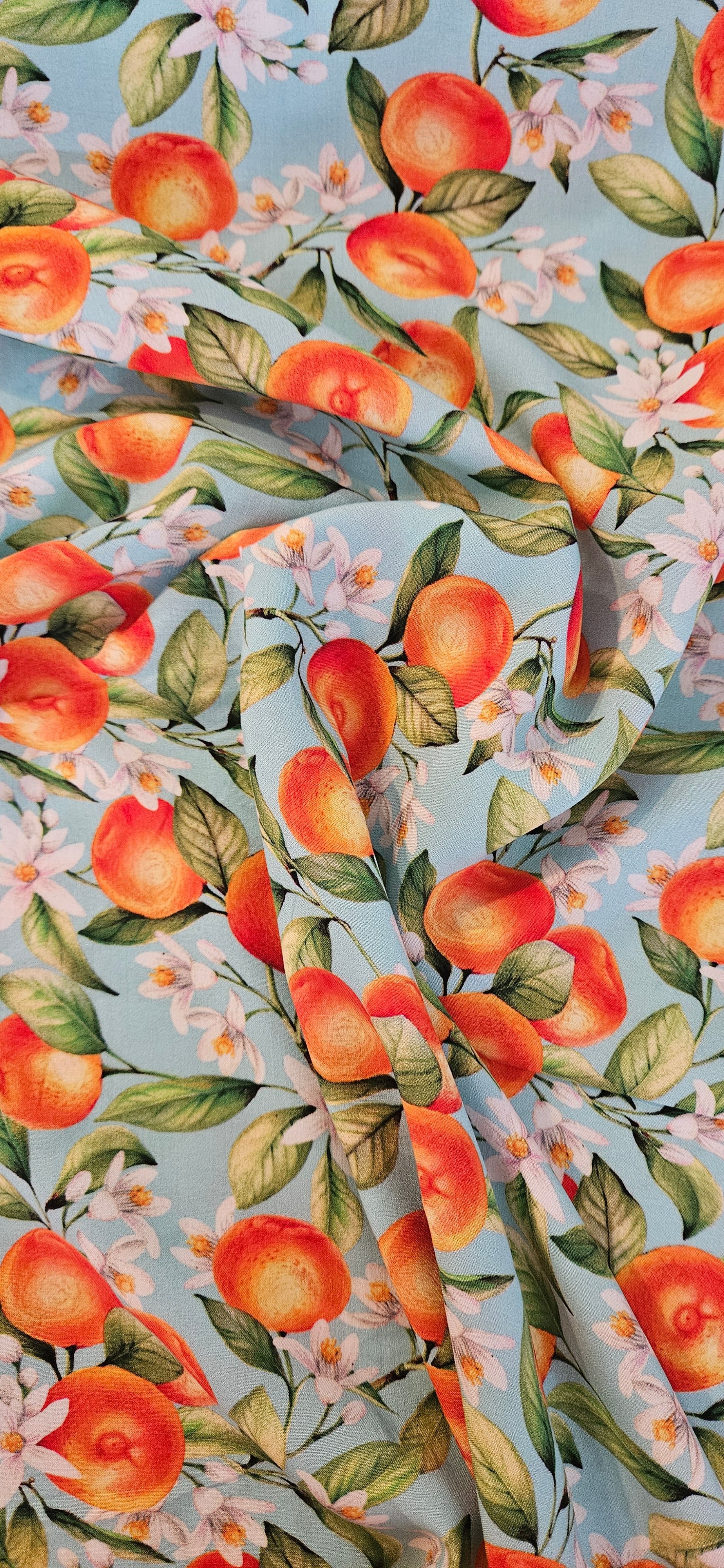 100% Viscose - Oranges
