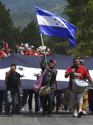 Caravana migrante proveniente de Honduras se reduce por coronavirus