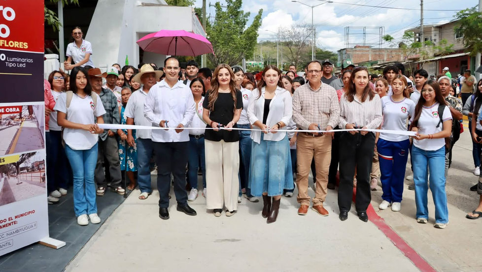 Dulce Rodríguez y Valeria Rosales inauguraron los Senderos Seguros en Villaflores