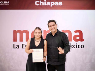 Valeria Rosales se registra para coordinar los trabajos de la Transformación en Villaflores