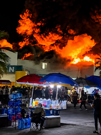 Cinco víctimas tras fuerte siniestro en zona de comercio de la Feria 2026
