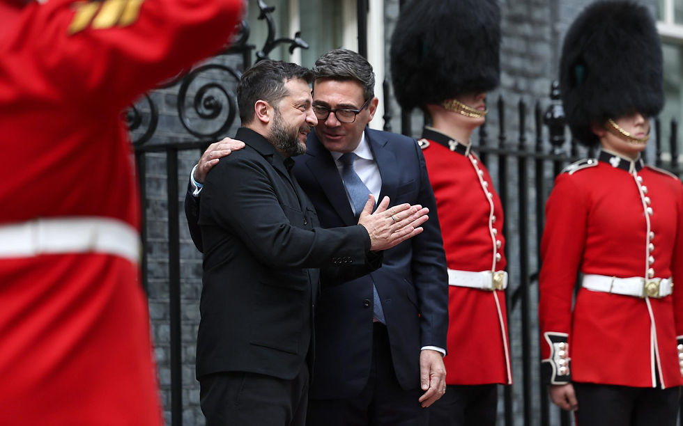 Zelenski y Andy Burnham afirman que Rusia no tiene "ningún interés en la paz" tras reunirse en Londres