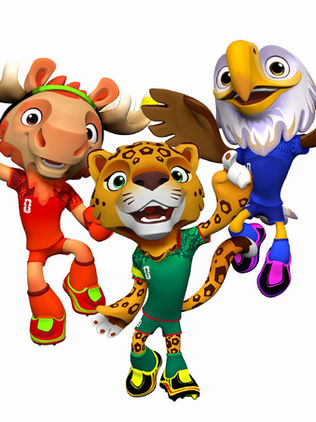 La FIFA presenta a Maple, Zayu y Clutch, las mascotas oficiales del Mundial 2026