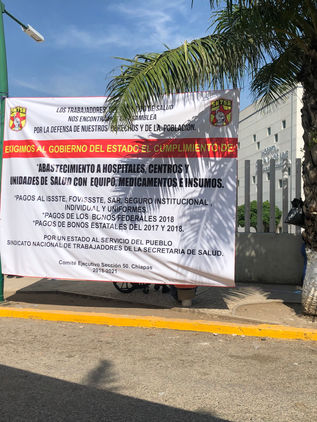 Emite secretaría de salud  postura ante paro de labores