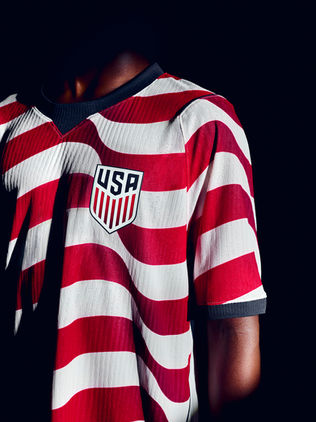 "Estrellas y Barras": Así son las camisetas que vestirá la selección de EE. UU. en el próximo Mundial.