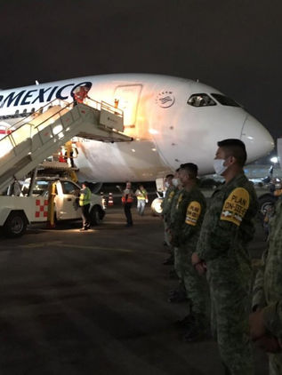 Arriba a México segundo cargamento con insumos médicos desde China