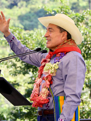 Inaugura Rutilio Escandón modernización del camino Tecpatán-Raudales Malpaso