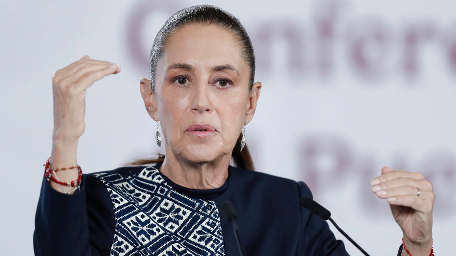 La presidenta de México pide a EE. UU. revisar el consumo interno y lavado de dinero