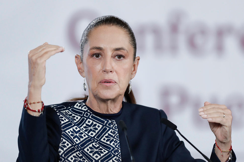 La presidenta de México pide a EE. UU. revisar el consumo interno y lavado de dinero