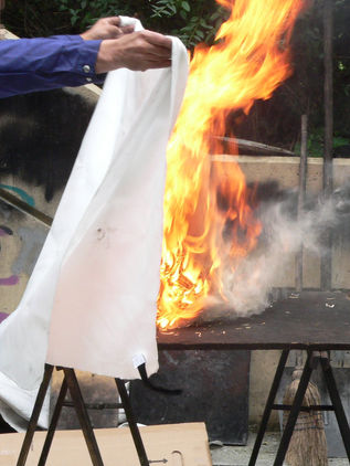 Crean materiales retardantes al fuego para ropa y protección de personal de la Defensa Nacional