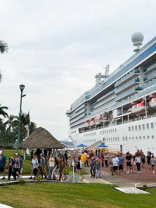 Puerto Chiapas cierra exitosamente la temporada de cruceros 2024, con la llegada del Coral Princess