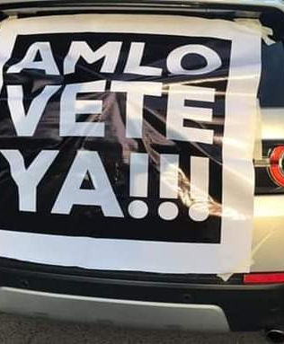 Realizan caravanas contra López Obrador