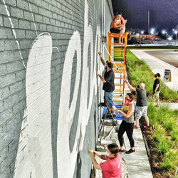 Wichita Baseball Mural - Wichita Wing Surge