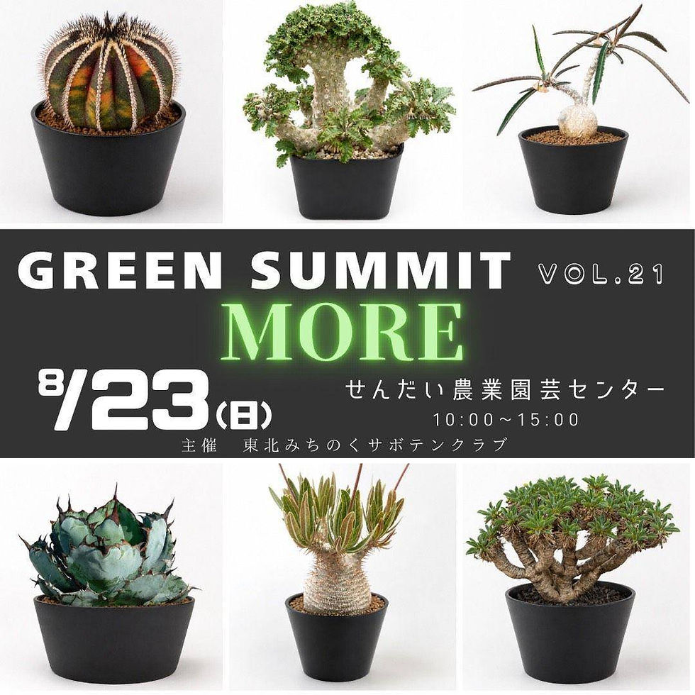 【仙台開催】Green Summit MORE vol.21