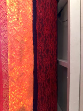Stage Set, Theatrical Art, Flow, Water, Underwater, Submarine, Abstract Fish, Sea Creatures, Columns, Tulle, Lace, Wings, Hallway, Entry, Entrance. River, Cone, Lava 