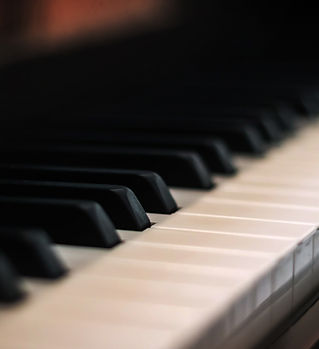 Piano de primer plano