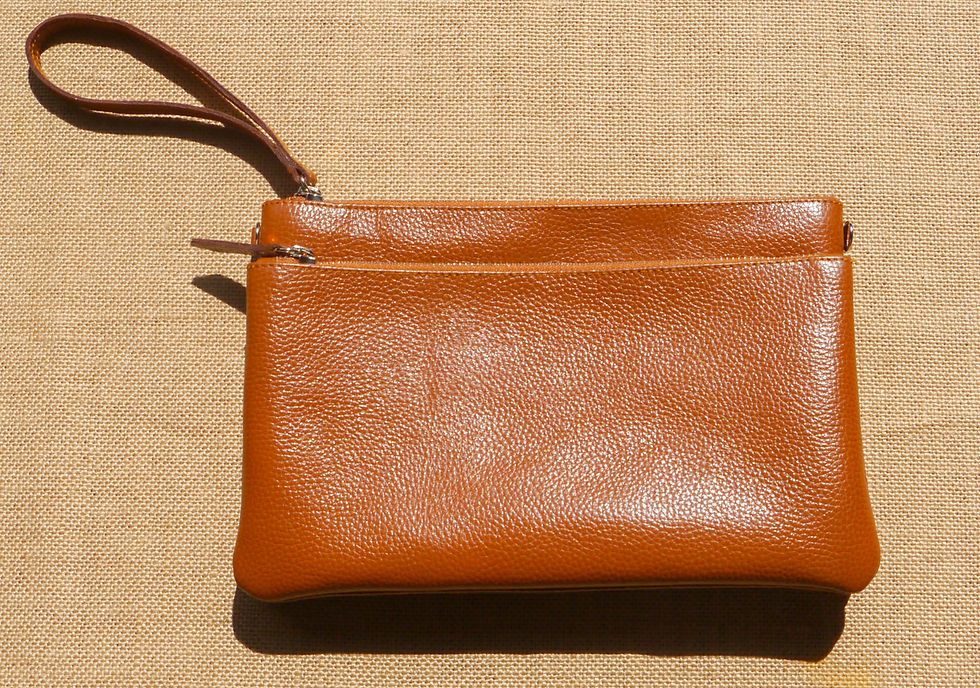 Thumbnail: Leather Pouch - Chocolate