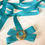 Thumbnail: Ribbon Brooch - Teal