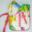 Thumbnail: Saddle Bag - Floral (fuschia)