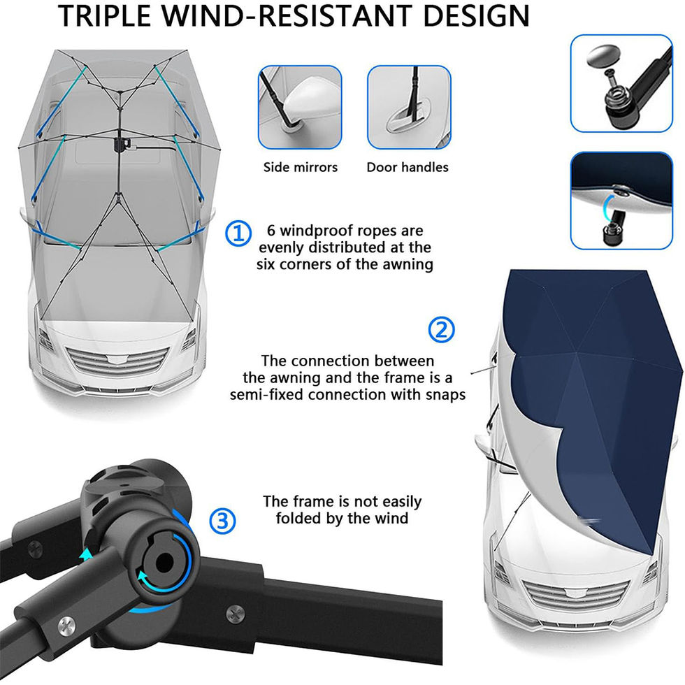 tenda de toldo para carro automática instalada em uma minivan durante um acampamento ao ar livre.