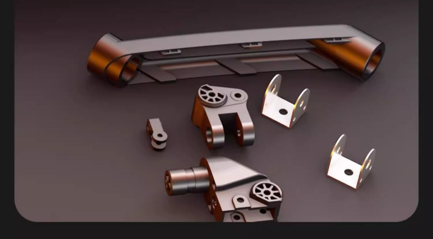 13.	braco-de-monitor-ds110 detalhe dos ajustes do braço e articulações metálicas