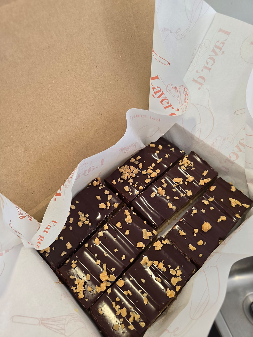 Thumbnail: Millionaire's Shortbread, 6  large pieces