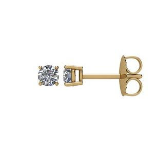 14K Yellow Gold 1/3 CTW Natural Diamond Stud Earrings