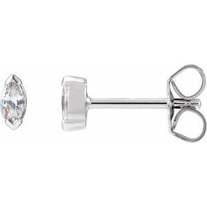 14K White Gold 1/3 CTW Lab-Grown Diamond Stud Earrings