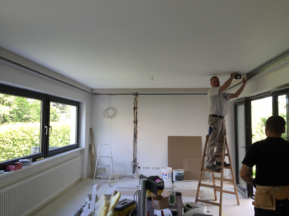 Baufoto Decke abhängen