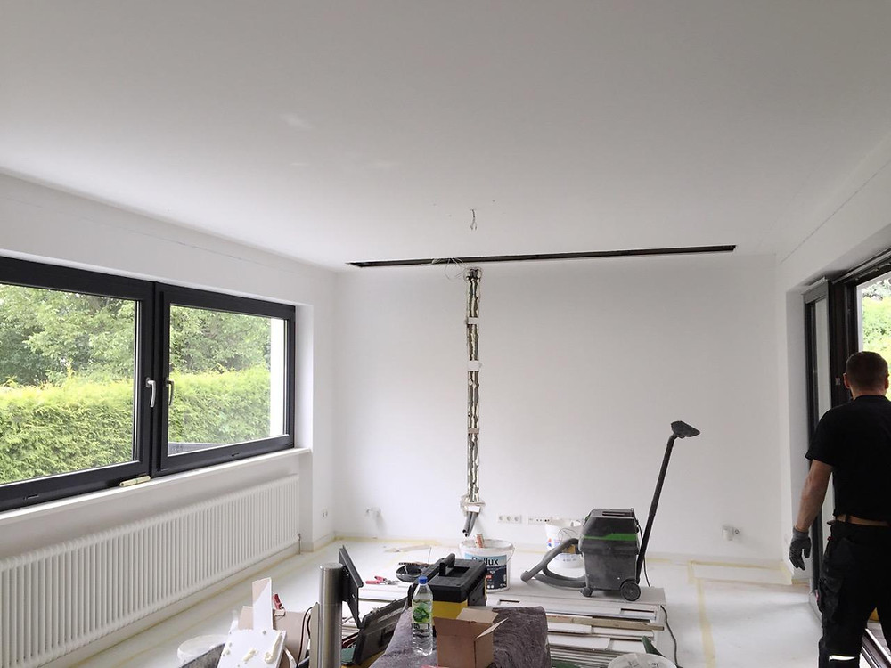 Baufoto Wohnzimmerkino "All inklusive"
