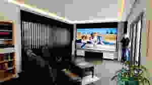 Kino integriert in Wohnzimmer