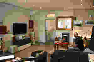 Kino in Wohnzimmer versteckt