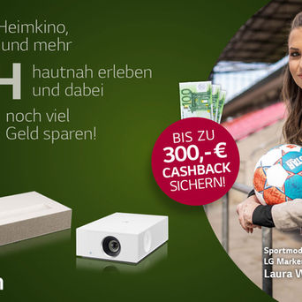LG Projektor kaufen & Cashback sichern!